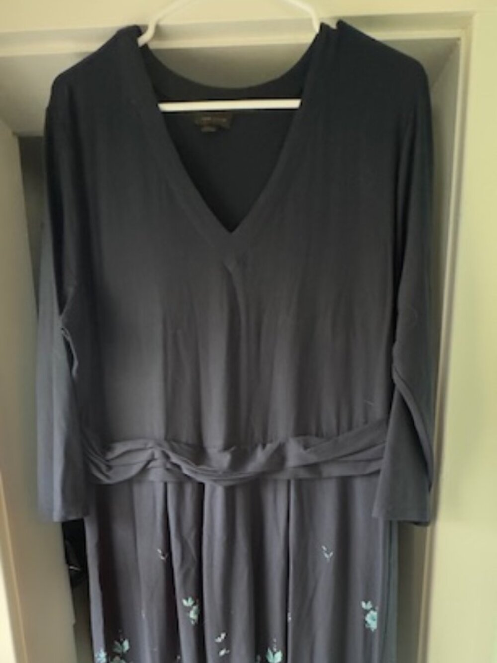 Women's J. Jill navy blue dress